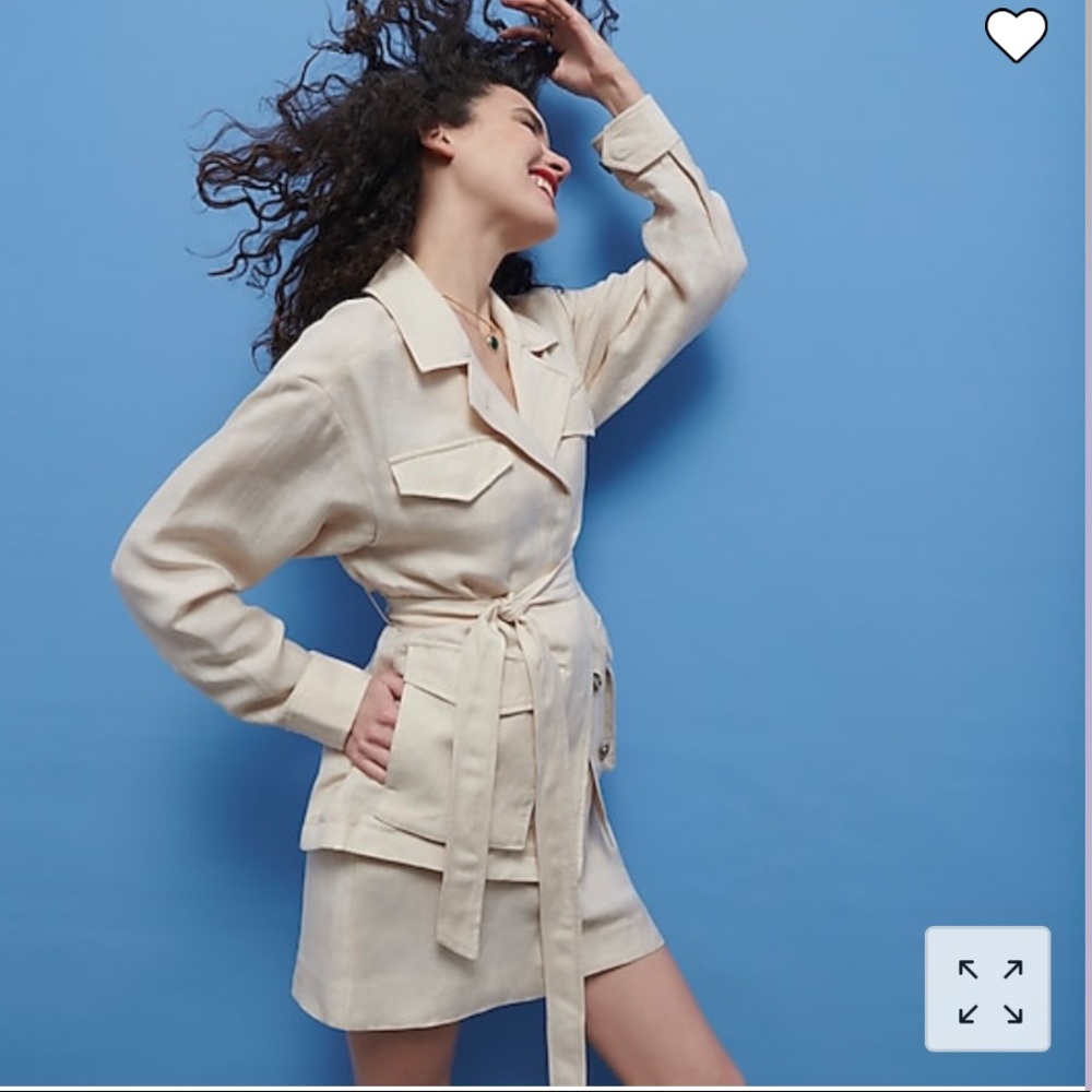 NWT Linen Cupro Jacket - Picture 4 of 12